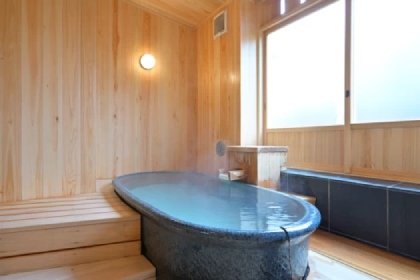 Room with private onsen